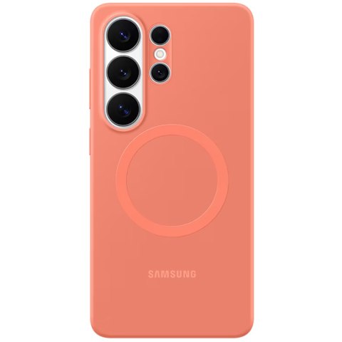 SAMSUNG S26 Ultra Silicone Magnet Cover Coralred