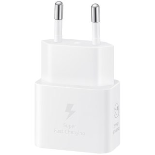 SAMSUNG 25W Fast Charging USB-C Power Adapter White (cable not included)