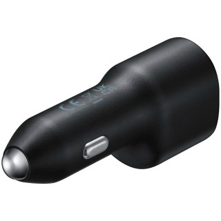 SAMSUNG 40W Duo USB-C + USB-A Car Charger (Max 25W + Max 15W, cable not included) Black