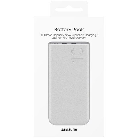 SAMSUNG Battery Pack 10,000mAh 25W Super Fast Charging, Beige