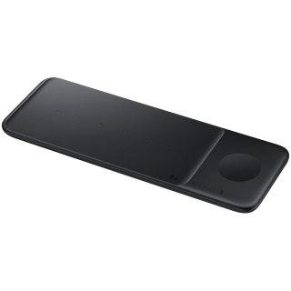 SAMSUNG Fast Wireless Charger Trio Black With travel Adapter