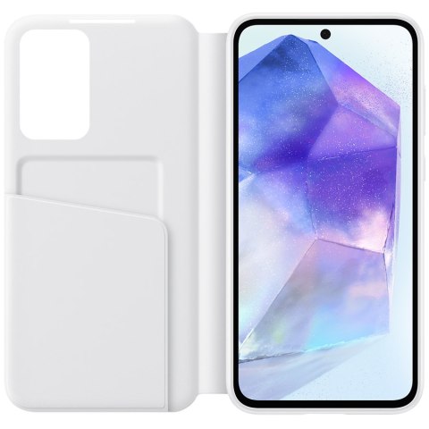 SAMSUNG Galaxy A55 Smart View Wallet Case White
