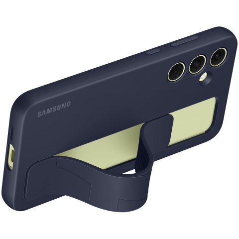 SAMSUNG Galaxy A55 Standing Grip Case Blue Black
