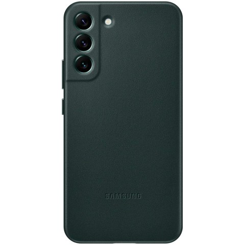 SAMSUNG Galaxy S22+ Leather Cover Forest Green
