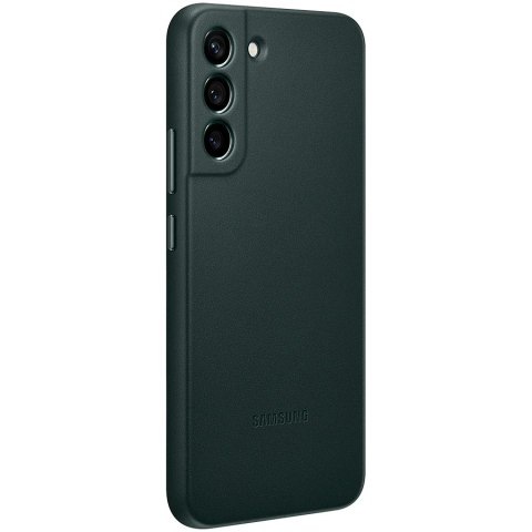 SAMSUNG Galaxy S22+ Leather Cover Forest Green