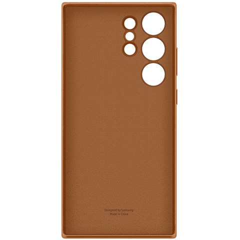 SAMSUNG Galaxy S23 Ultra Leather Case Camel