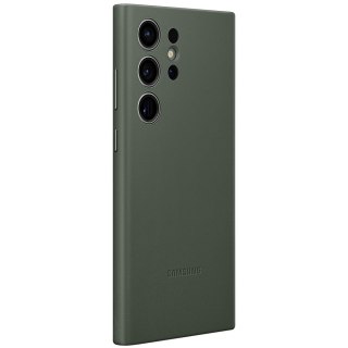 SAMSUNG Galaxy S23 Ultra Leather Case Green