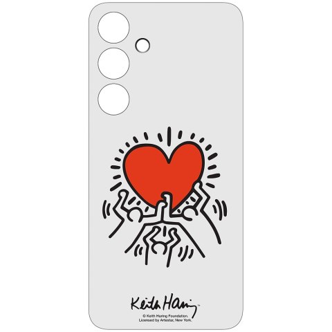 SAMSUNG Galaxy S24+ FlipSuit Case White (includes White Keith HaRing plate)
