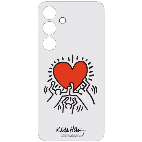 SAMSUNG Galaxy S24 FlipSuit Case White (includes White Keith HaRing plate)