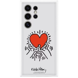 SAMSUNG Galaxy S24 Ultra FlipSuit Case White (includes White Keith HaRing plate)