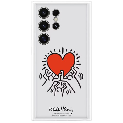 SAMSUNG Galaxy S24 Ultra FlipSuit Case White (includes White Keith HaRing plate)