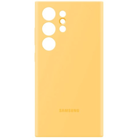 SAMSUNG Galaxy S24 Ultra Silicone Case Yellow