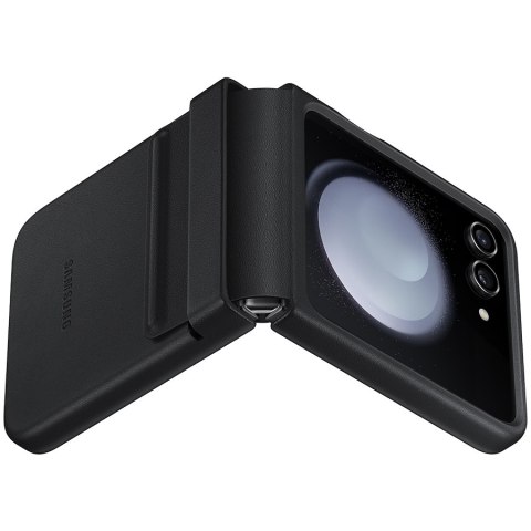 SAMSUNG Galaxy Z Flip5 Flap Eco-Leather Case Black