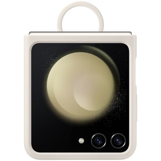 SAMSUNG Galaxy Z Flip5 Silicone Cover With Ring Cream