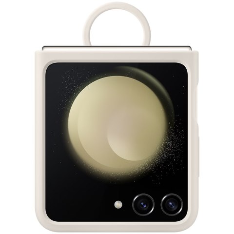 SAMSUNG Galaxy Z Flip5 Silicone Cover With Ring Cream