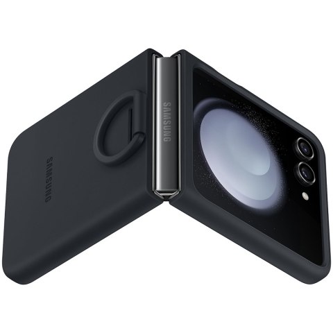 SAMSUNG Galaxy Z Flip5 Silicone Cover With Ring Indigo