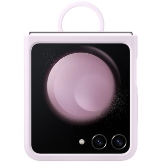 SAMSUNG Galaxy Z Flip5 Silicone Cover With Ring Lavender