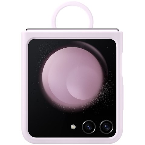 SAMSUNG Galaxy Z Flip5 Silicone Cover With Ring Lavender