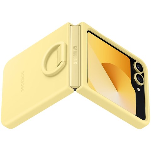 SAMSUNG Galaxy Z Flip6/Flip7 FE Silicone Case Yellow