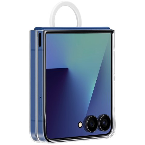 SAMSUNG Galaxy Z Flip7 Ring Case (Clear) Transparent