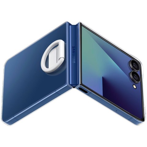SAMSUNG Galaxy Z Flip7 Ring Case (Clear) Transparent