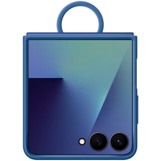 SAMSUNG Galaxy Z Flip7 Ring Case (Silicone) Blue
