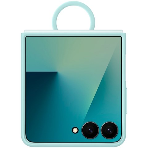 SAMSUNG Galaxy Z Flip7 Ring Case (Silicone) Mint