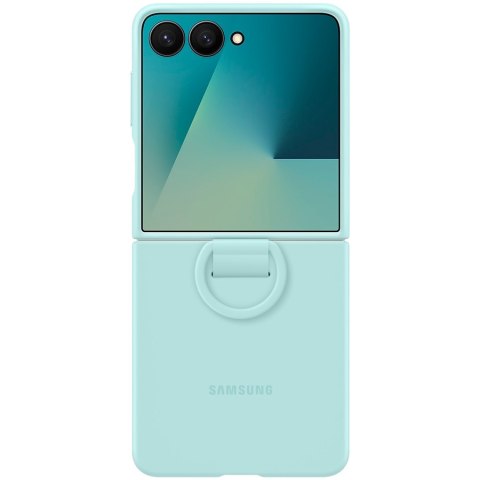 SAMSUNG Galaxy Z Flip7 Ring Case (Silicone) Mint