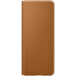SAMSUNG Galaxy Z Fold3 Leather Flip Cover Camel