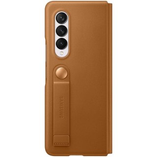 SAMSUNG Galaxy Z Fold3 Leather Flip Cover Camel