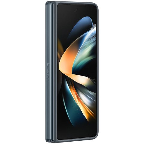 SAMSUNG Galaxy Z Fold4 Leather Cover Gray