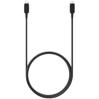 SAMSUNG original data cable USB Type-C to USB Type-C (1.8m, 5A), super fast charging up to 45W, Black
