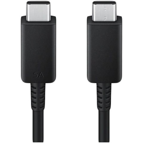SAMSUNG original data cable USB Type-C to USB Type-C (1.8m, 5A), super fast charging up to 45W, Black