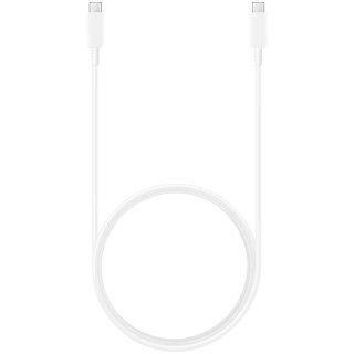 SAMSUNG original data cable USB Type-C to USB Type-C (1.8m, 5A), super fast charging up to 45W, White