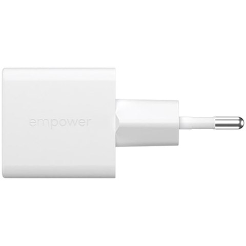 Empower by PANZERGLASS Turbo 30W Charger Single USB-C EU Plug Silver White