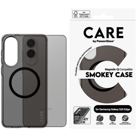 PANZERGLASS CarE Flagship Urban Combat Black QI S25 Edge Smoke