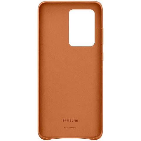 SAMSUNG Galaxy S20 Ultra Leather Cover Brown