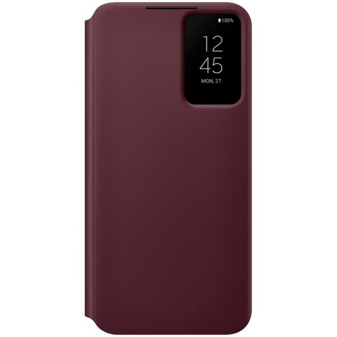SAMSUNG Galaxy S22+ Smart Clear View Cover Burgundy