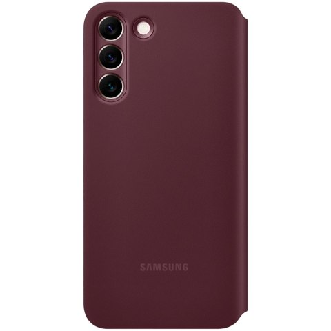 SAMSUNG Galaxy S22+ Smart Clear View Cover Burgundy