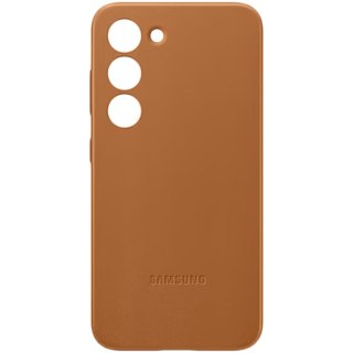 SAMSUNG Galaxy S23 Leather Case Camel