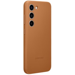 SAMSUNG Galaxy S23 Leather Case Camel