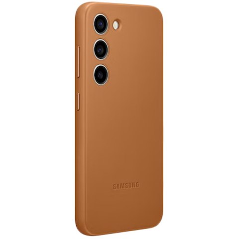 SAMSUNG Galaxy S23 Leather Case Camel