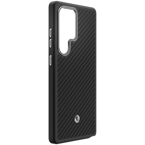 SAMSUNG Galaxy S25 Ultra Spigen Enzo Aramid Magnet Black-Silver
