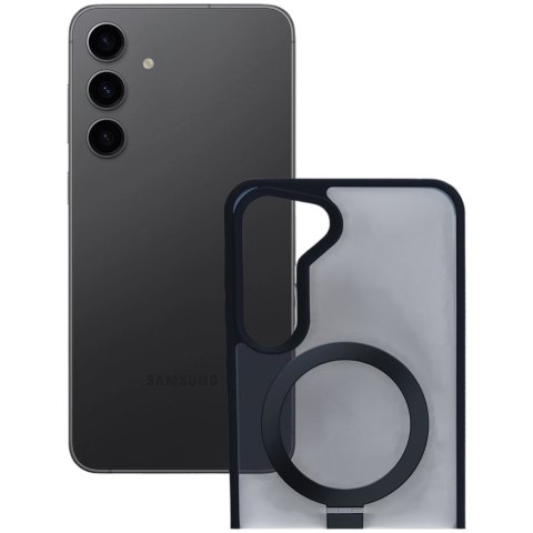 ETUI SAMSUNG GALAXY S25 3MK Mag&Stand Smoke Case