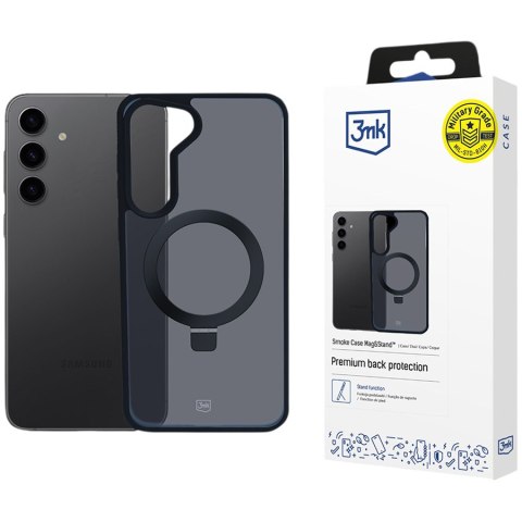 ETUI SAMSUNG GALAXY S25 3MK Mag&Stand Smoke Case