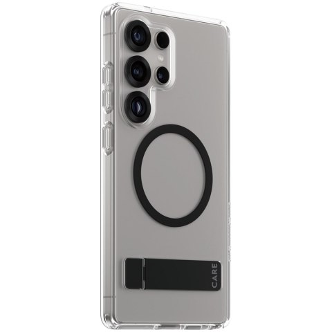 PANZERGLASS CARE Feature Black Kickstand QI S25 Ultra Transparent