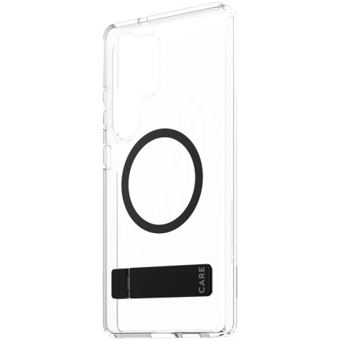 PANZERGLASS CARE Feature Black Kickstand QI S25 Ultra Transparent