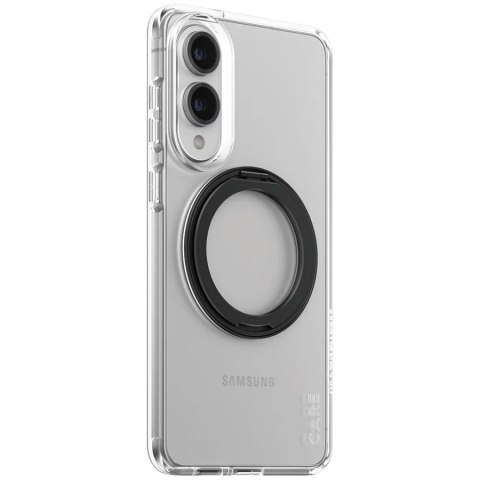 PANZERGLASS CarE Feature Black KickStand QI S25 Edge Transparent