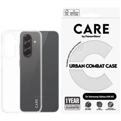 PANZERGLASS CarE Flagship Urban Combat A566 5G Transparent