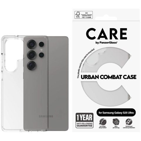 PANZERGLASS CarE Flagship Urban Combat S25 Ultra Transparent